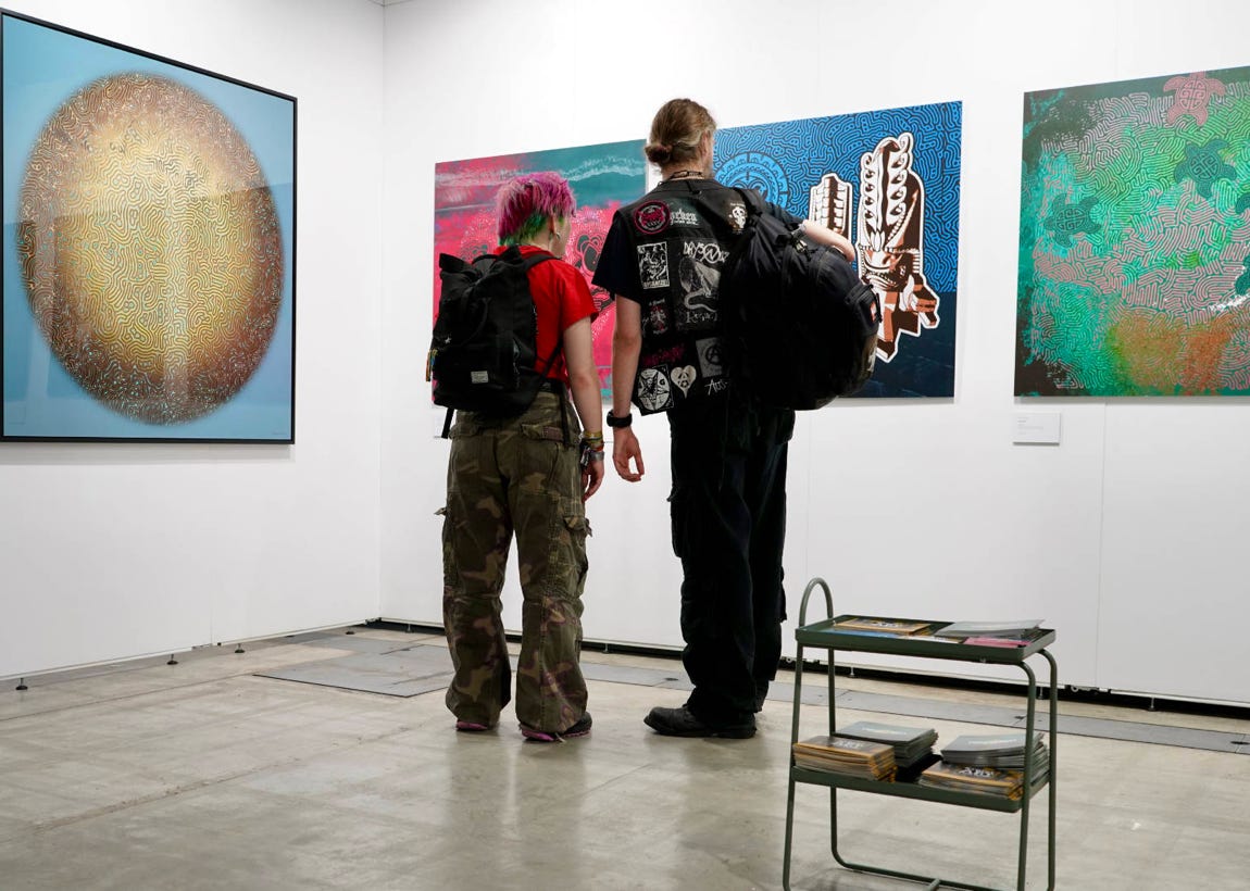 Artist: Piotr Paneczko. Exhibition Surf Culture Colection. Discovery Art Fair, Cologne 2024