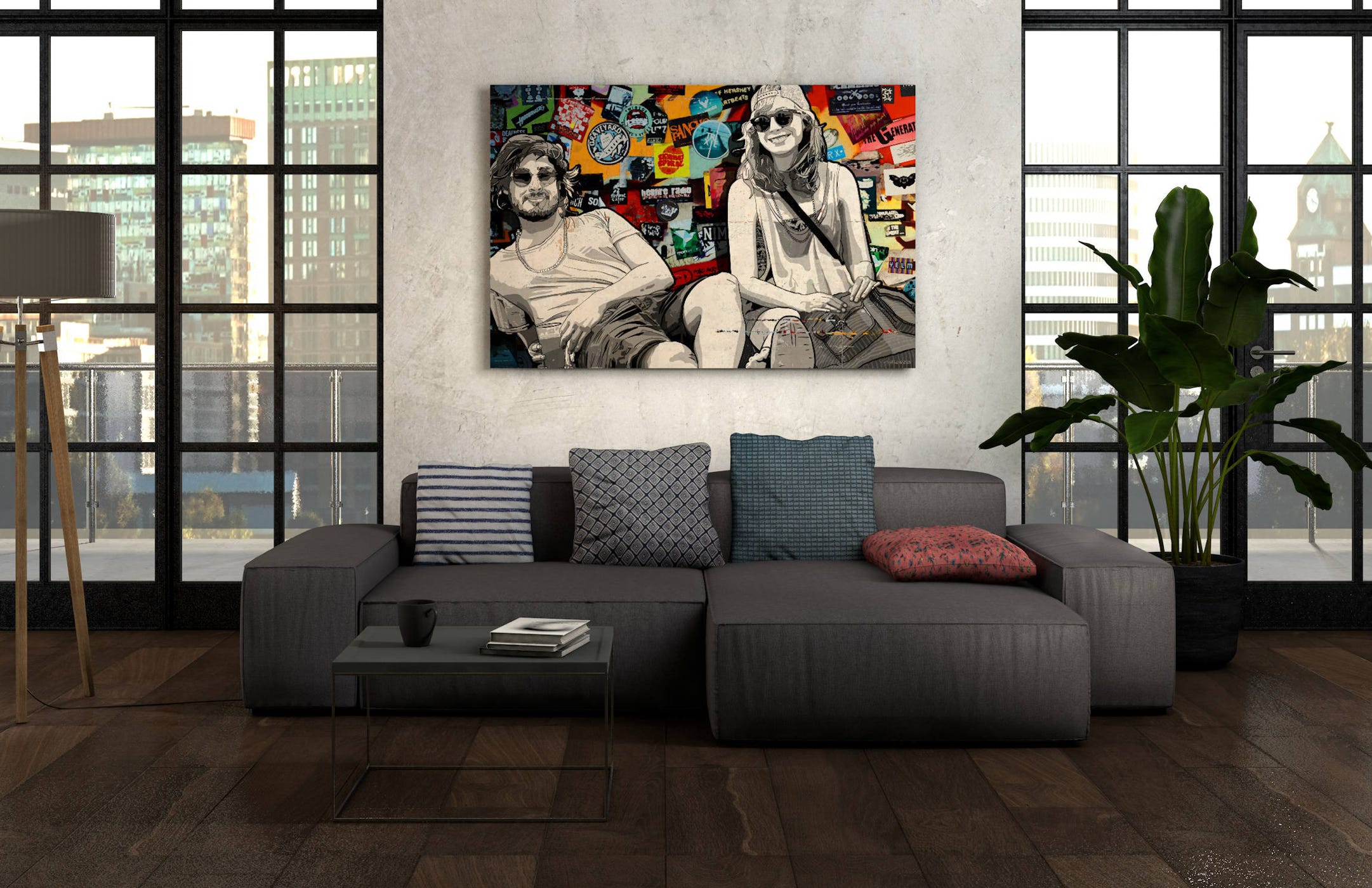 Artist. Piotr Paneczko. Artwork from Street Art for Home Collection. Working technique is Mixed Media. Illustration and composing. Original Fine Art Print. Limited editions. Signed.