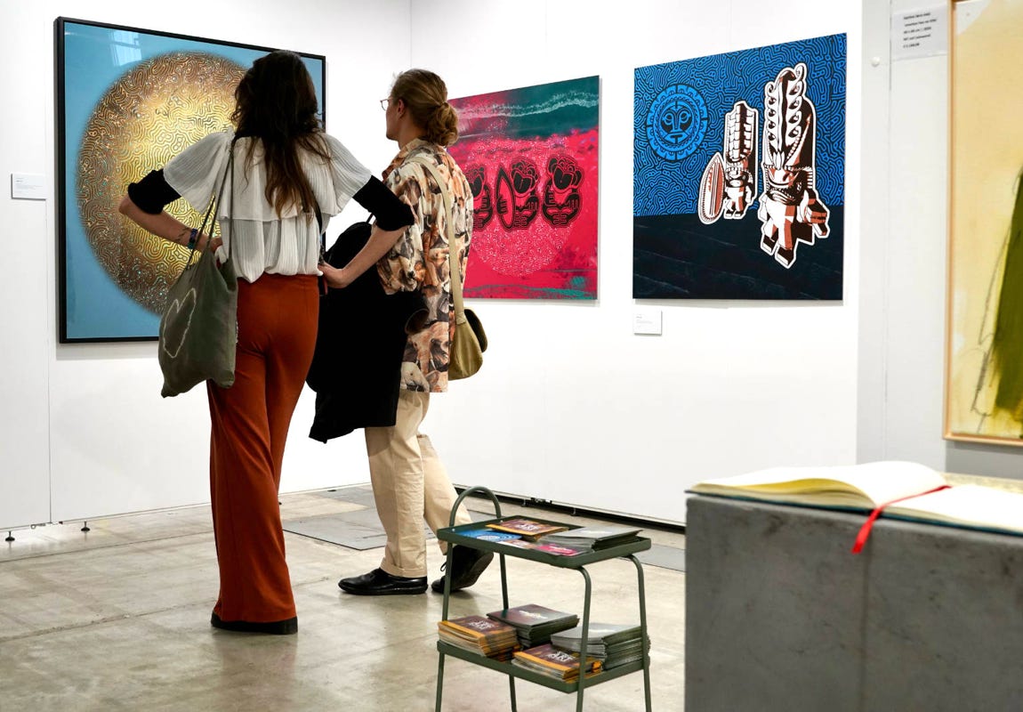 Artist: Piotr Paneczko. Exhibition. Mixed Media Art.  Discovery Art Fair, Cologne