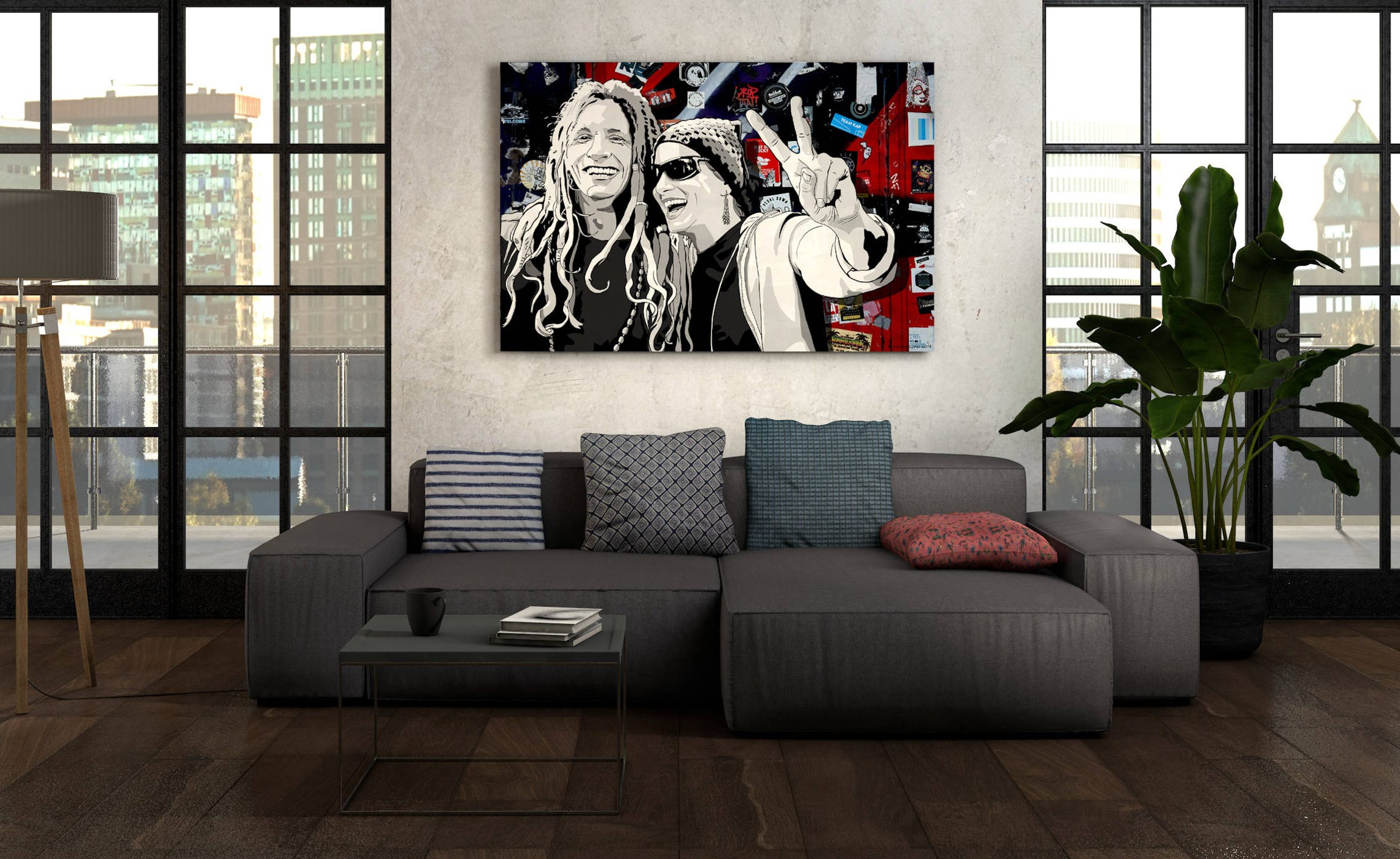 Artist. Piotr Paneczko. Artwork from Street Art for Home Collection. Working technique is Mixed Media. Illustration and composing. Original Fine Art Print. Limited editions. Signed.